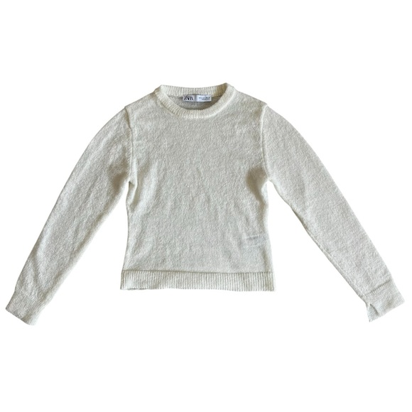 Zara Ivory White/Cream Sweater Size Small - Picture 2 of 7